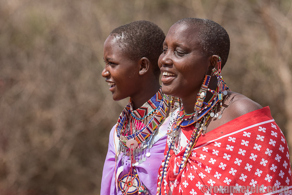 Maasai women, Maasai Mara, Kenya