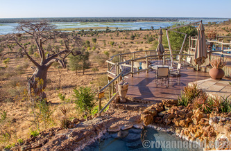 The view from Ngoma Safari Lodge