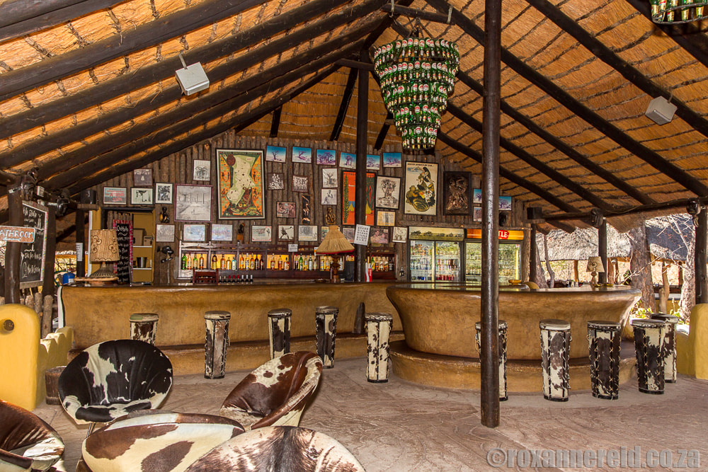 Bush bar, Planet Baobab camp, Makgadikgadi, Botswana