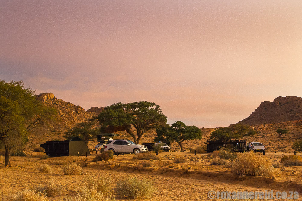 Klein Aus Viasta's Desert Horse campsite near the wild horses of Aus, southwest Namibia