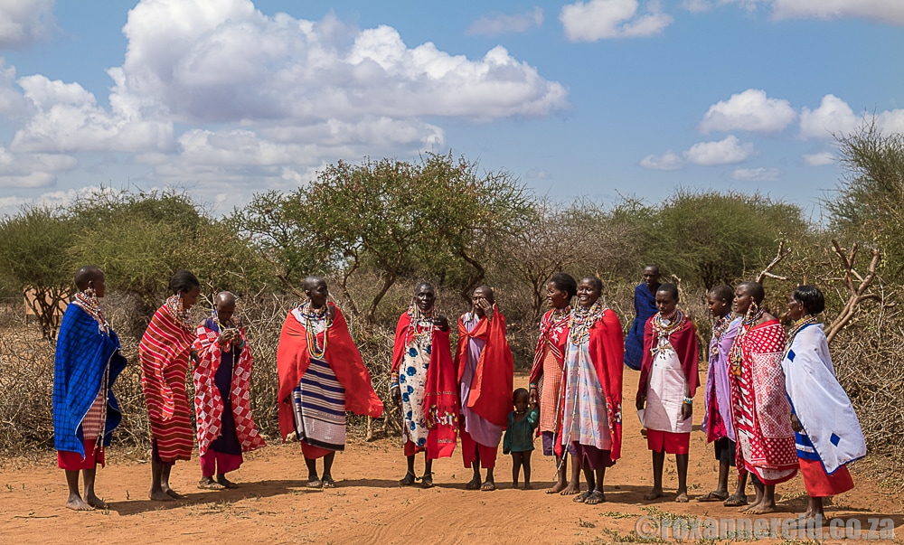 Maasai women, Chyulu Hills, Kenya