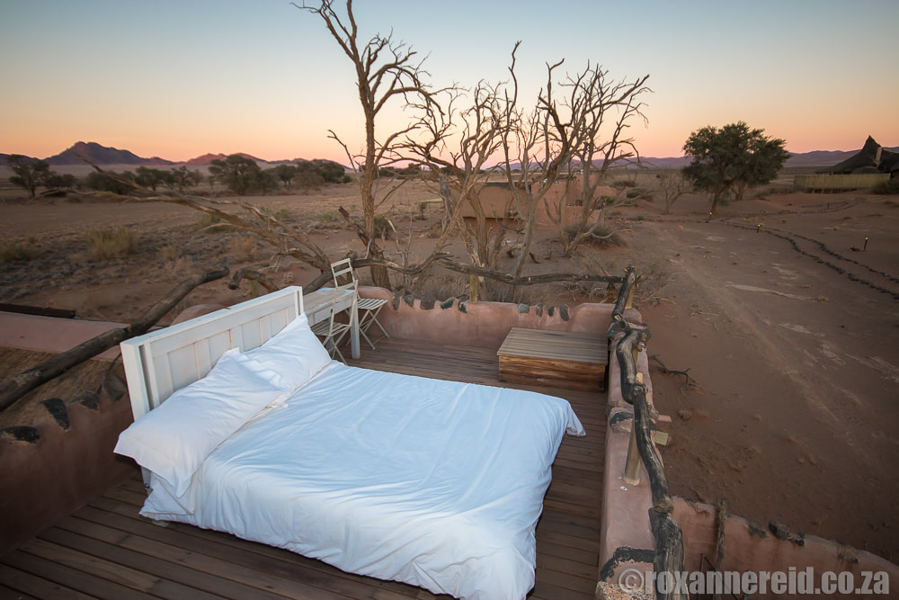 Special places to stayL Little Kulala starbed, Sossusvlei, Namibia