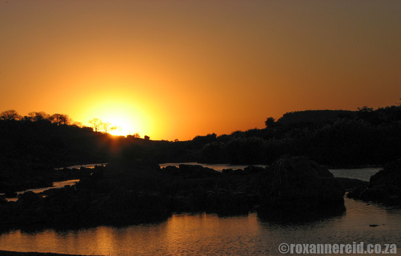 Sunset over the river, Kruger Park