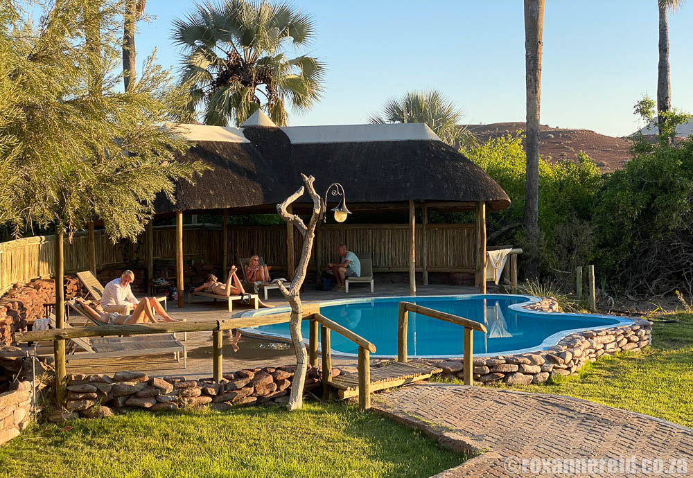Palmwag Lodge swimming pool