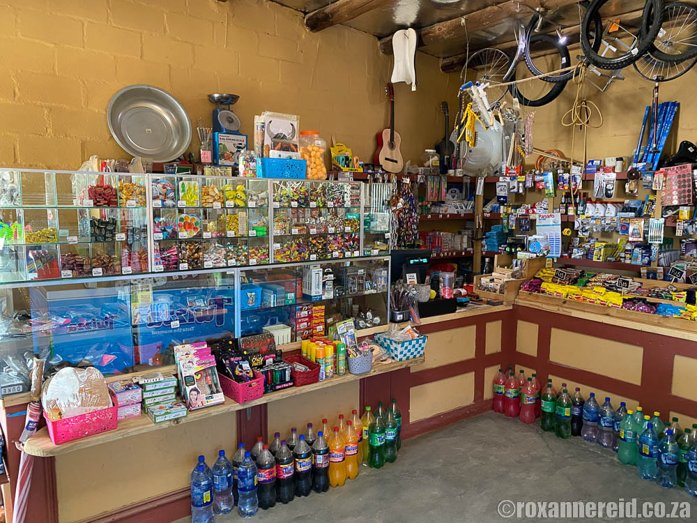 Inside the Tankwa Padstal's shop