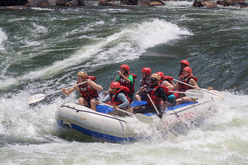 Victoria Falls white-water rafting