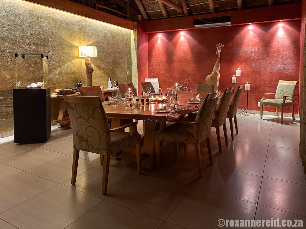 White Lion Lodge, Sanbona: dining room