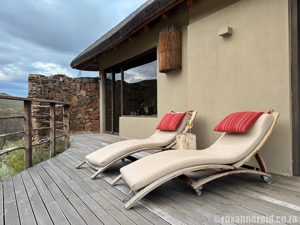 White Lion Lodge, Sanbona: each suite has a private deck with a view