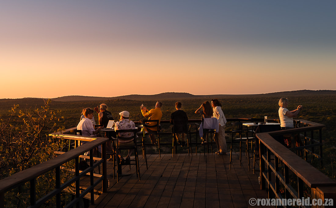 Sunset deck at Etosha Safari Lodge