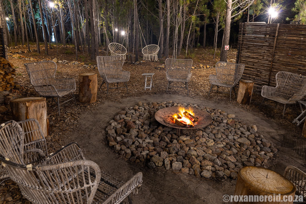 The fire pit area, Canvas Collective Africa