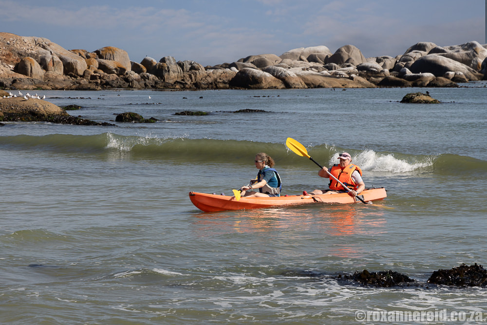 Sea kayaking in Paternoster