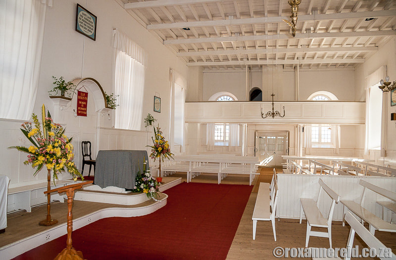 Elim church interior, Elim South Africa