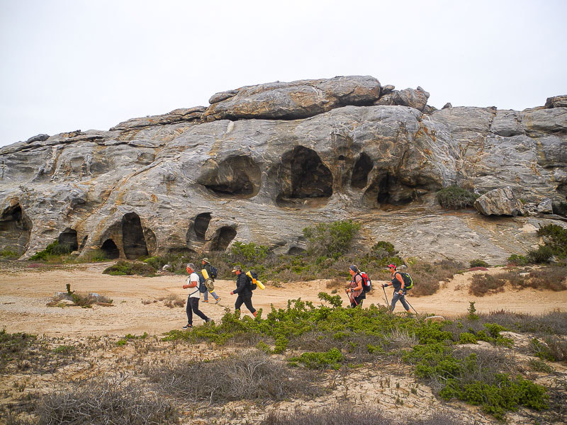 Spoegrivier caves on the Namaqua Camino hike