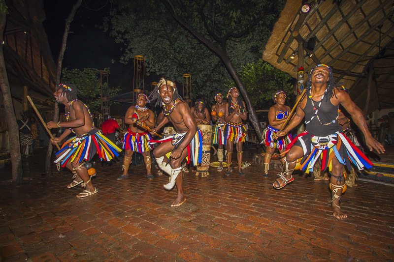 African food and culture at The Boma, Victoria Falls