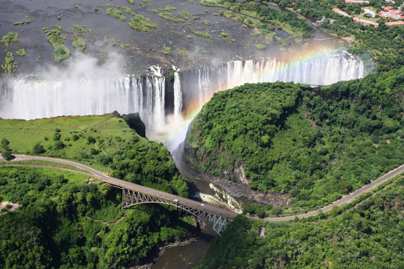See Victoria Falls from the air on a helicopter flip