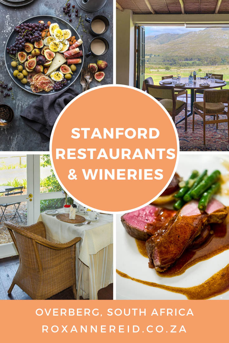 Visiting Stanford, South Africa? Don’t miss these Stanford restaurants and wine farms, like The Manor House Stanford, Havercrofts, Madre Stanfrod, Springfontein Eats, Graze Slow Food Café, Stanford Hills, Raka wine farm, and Creation Wines. #StanfordSouthAfrica