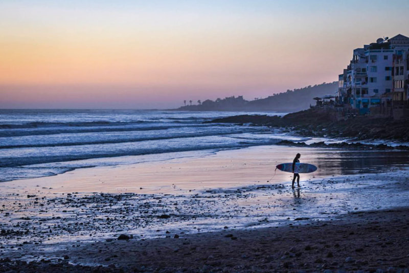 Surfing in Morocco: Taghazout surfing